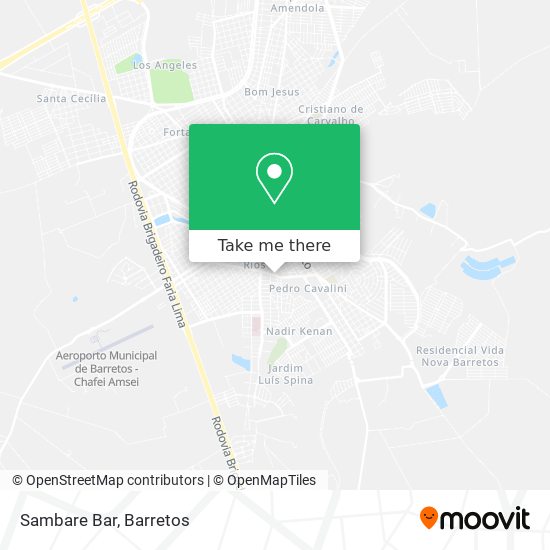 How to get to Sambare Bar in Barretos by Bus?