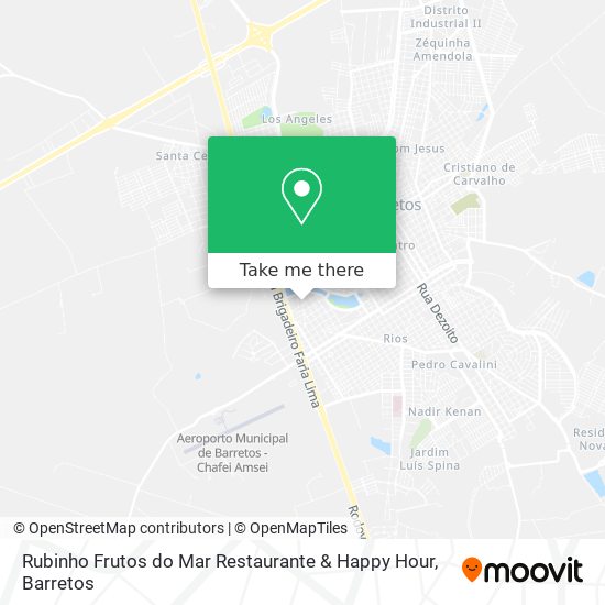Rubinho Frutos do Mar Restaurante & Happy Hour map