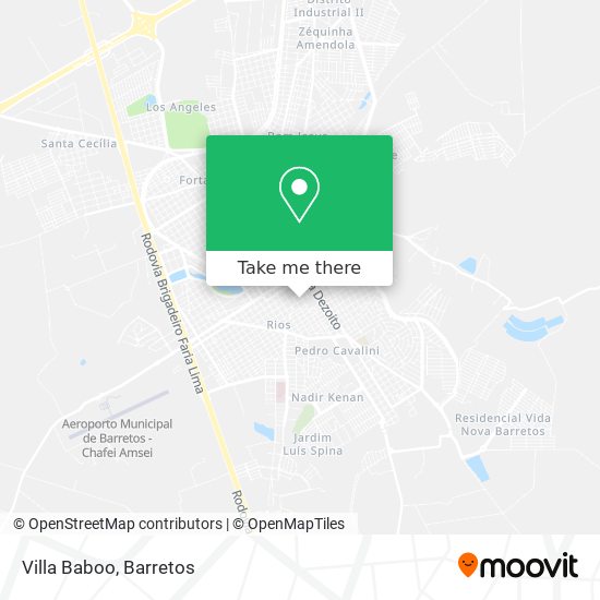 Villa Baboo map