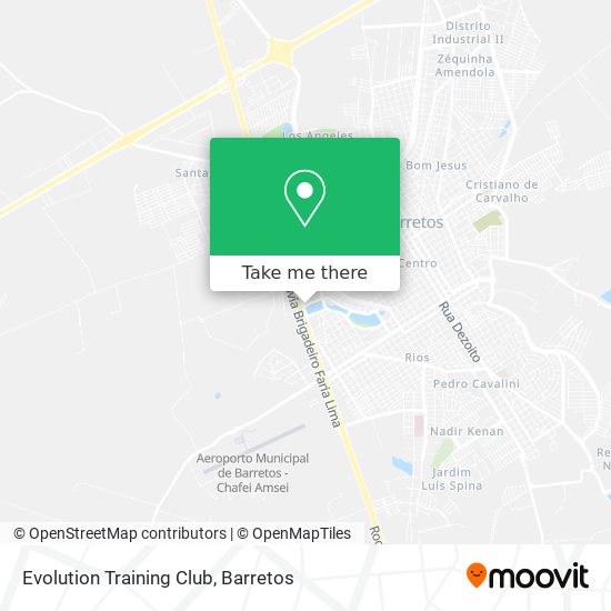 Evolution Training Club map