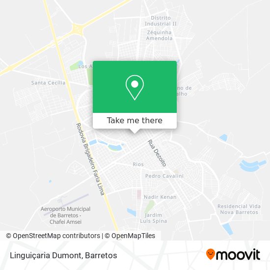 Linguiçaria Dumont map
