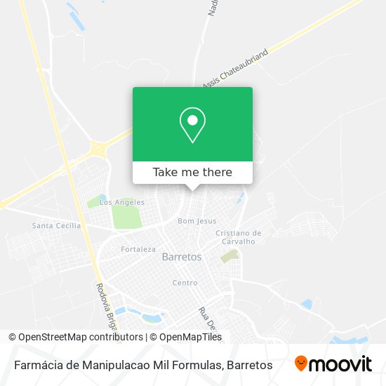 Farmácia de Manipulacao Mil Formulas map