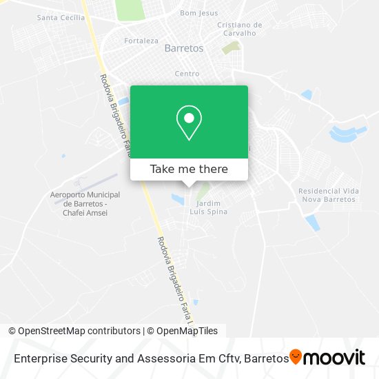 Enterprise Security and Assessoria Em Cftv map