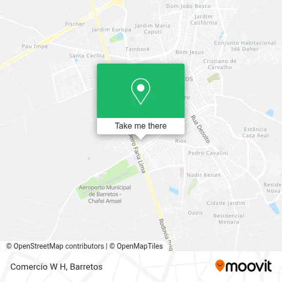 Comercio W H map