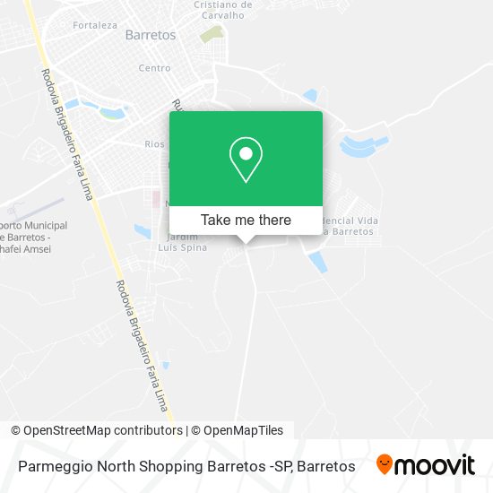 Parmeggio North Shopping Barretos -SP map