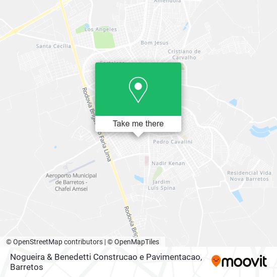 Nogueira & Benedetti Construcao e Pavimentacao map