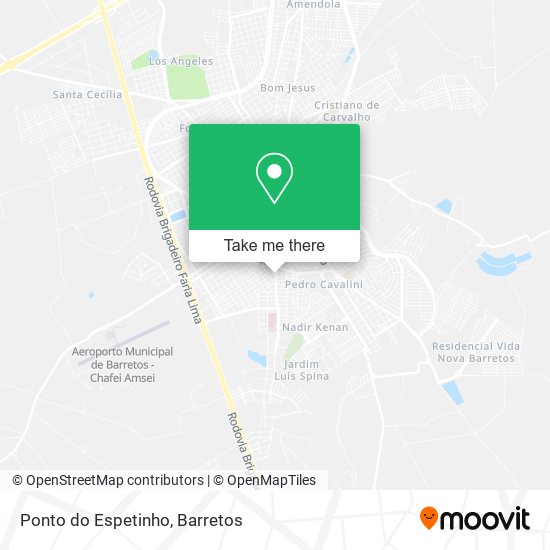 Ponto do Espetinho map