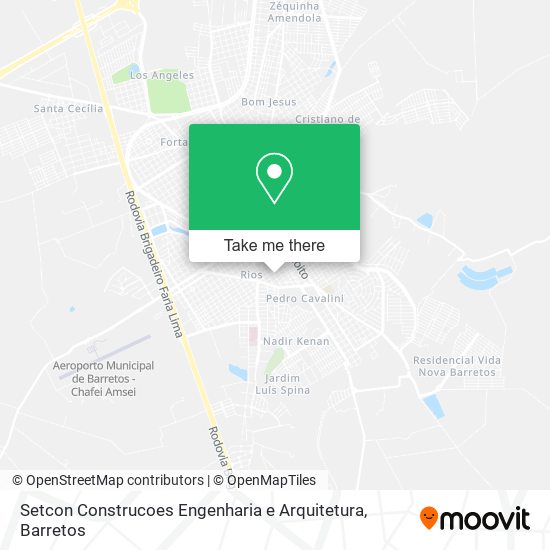 Setcon Construcoes Engenharia e Arquitetura map