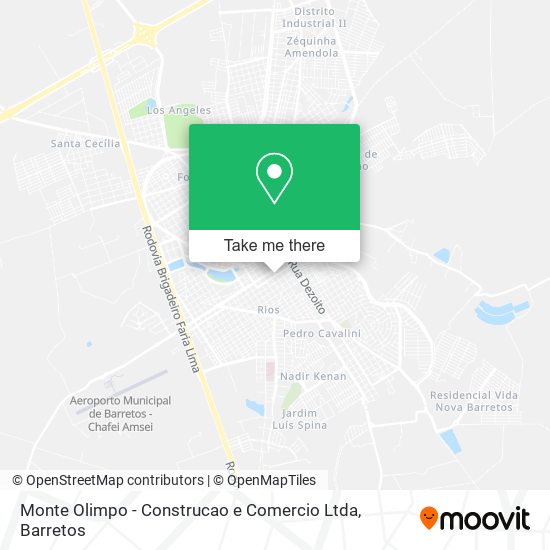 Monte Olimpo - Construcao e Comercio Ltda map