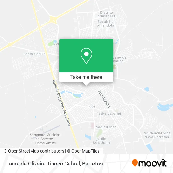 Laura de Oliveira Tinoco Cabral map