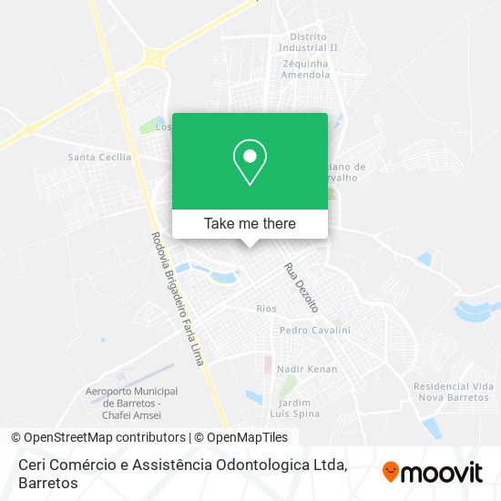 Mapa Ceri Comércio e Assistência Odontologica Ltda