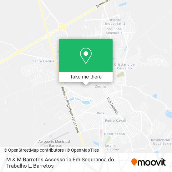 M & M Barretos Assessoria Em Seguranca do Trabalho L map