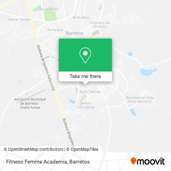 Mapa Fitness Femme Academia