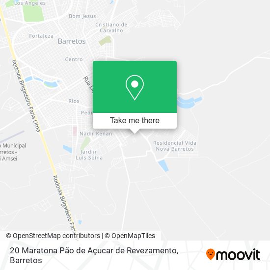 20 Maratona Pão de Açucar de Revezamento map