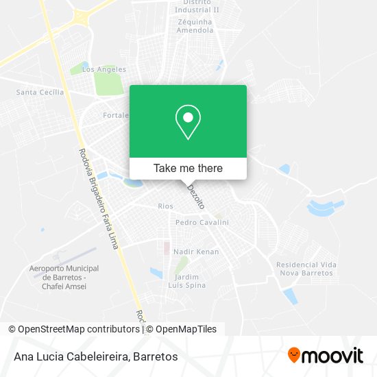 Mapa Ana Lucia Cabeleireira