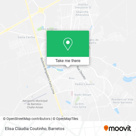 Elisa Cláudia Coutinho map
