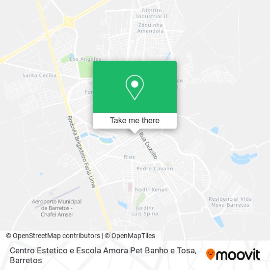 Centro Estetico e Escola Amora Pet Banho e Tosa map