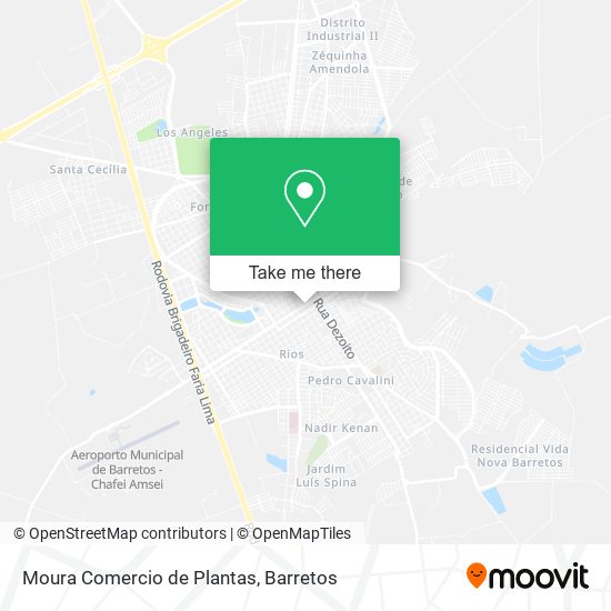 Moura Comercio de Plantas map