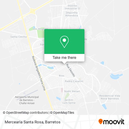 Mercearia Santa Rosa map