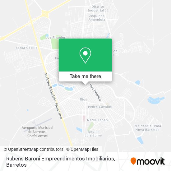 Rubens Baroni Empreendimentos Imobiliarios map