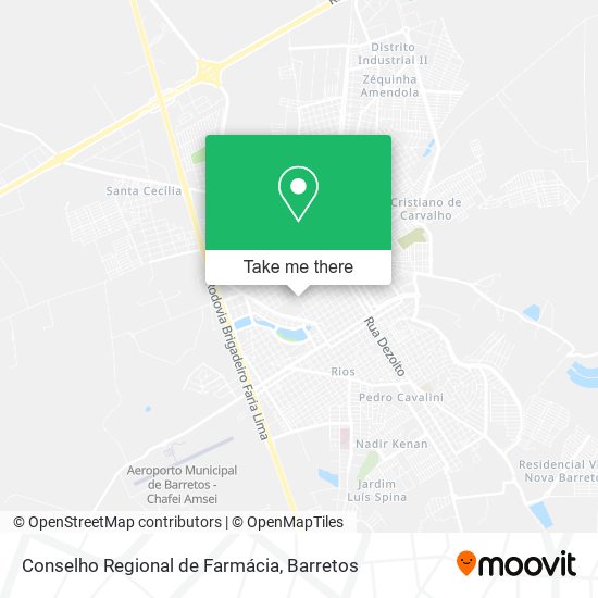 Conselho Regional de Farmácia map