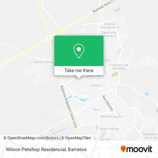 Wilson Petshop Residencial map