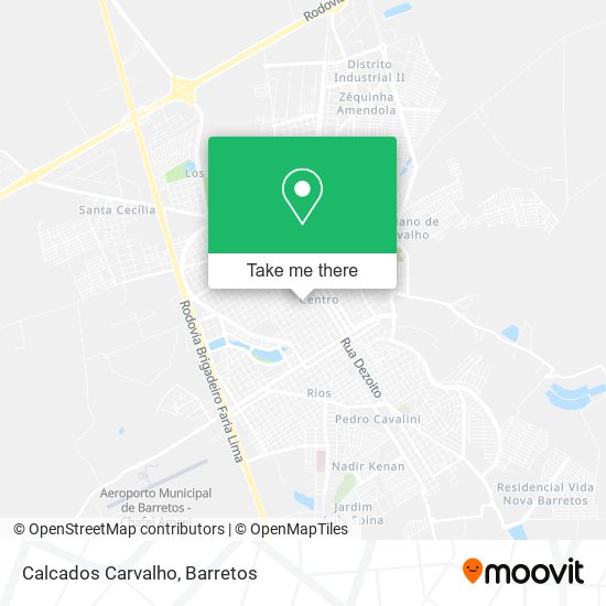 Calcados Carvalho map