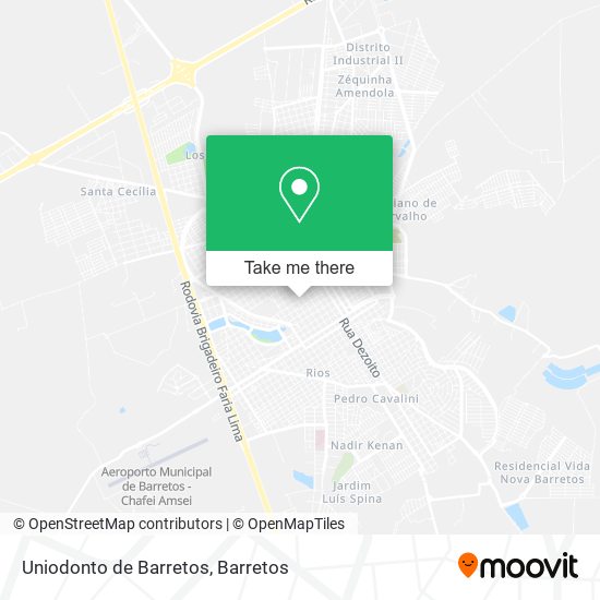Uniodonto de Barretos map