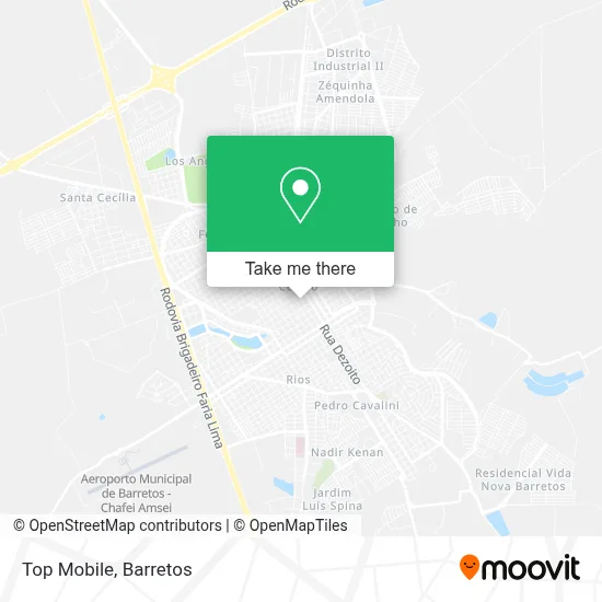 Top Mobile map