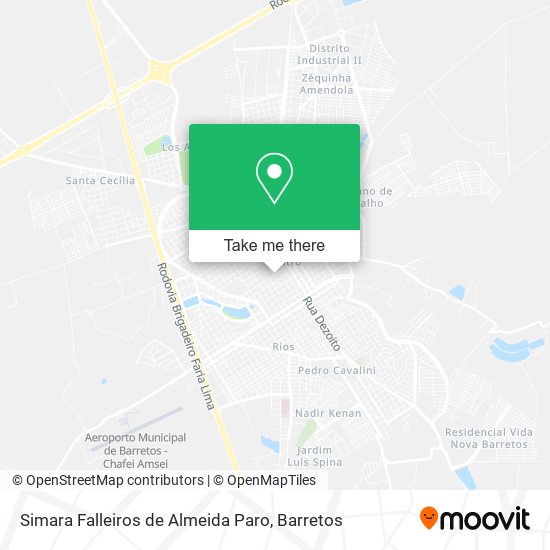 Simara Falleiros de Almeida Paro map