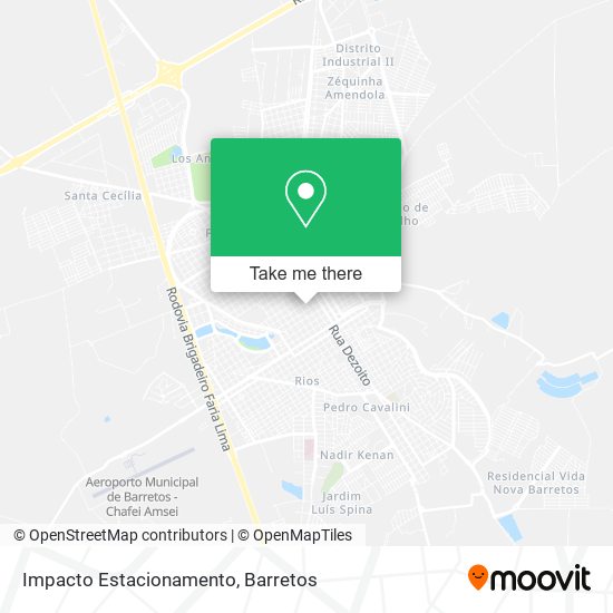 Impacto Estacionamento map