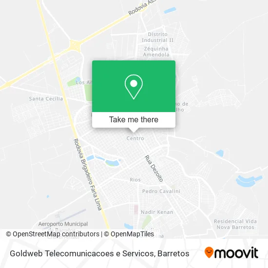 Goldweb Telecomunicacoes e Servicos map