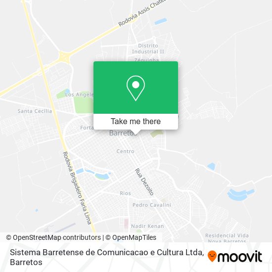 Mapa Sistema Barretense de Comunicacao e Cultura Ltda