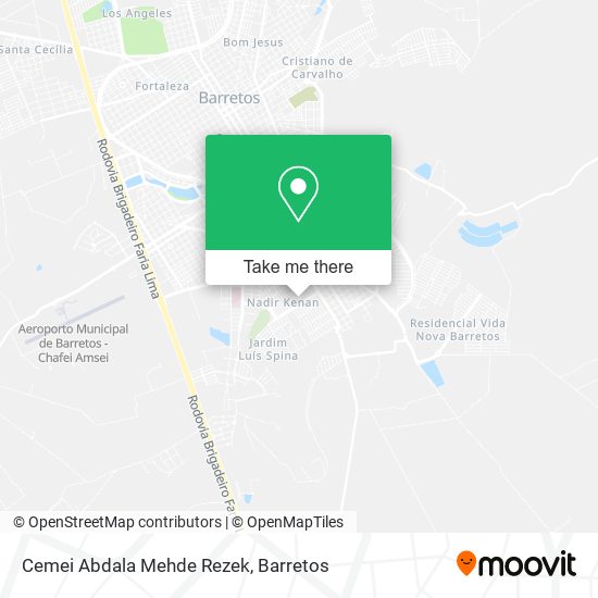 Cemei Abdala Mehde Rezek map