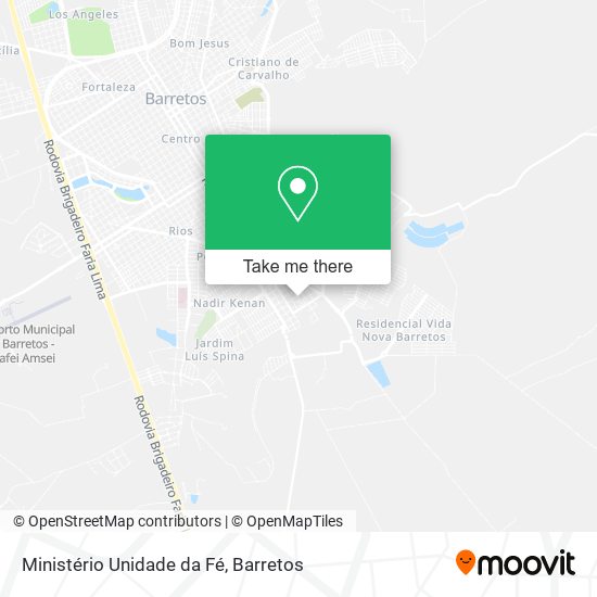 Ministério Unidade da Fé map