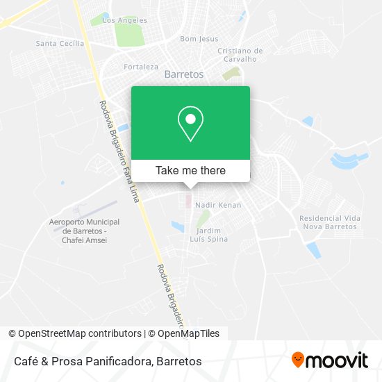 Mapa Café & Prosa Panificadora