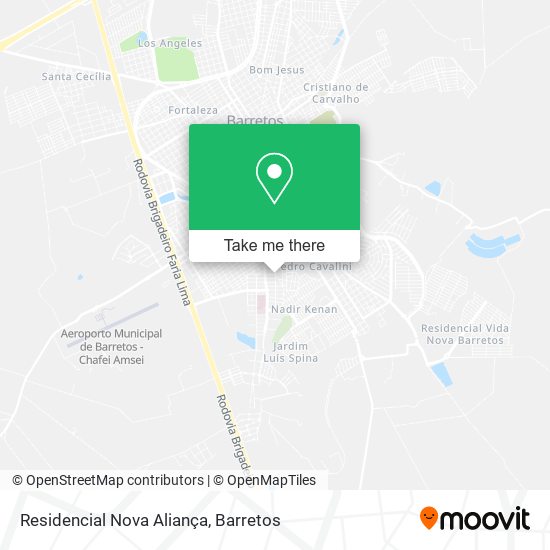 Mapa Residencial Nova Aliança