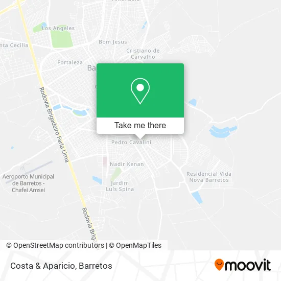 Costa & Aparicio map