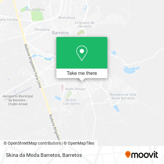 Skina da Moda Barretos map