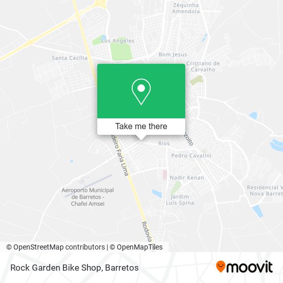 Rock Garden Bike Shop map