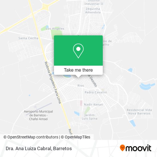Dra. Ana Luiza Cabral map
