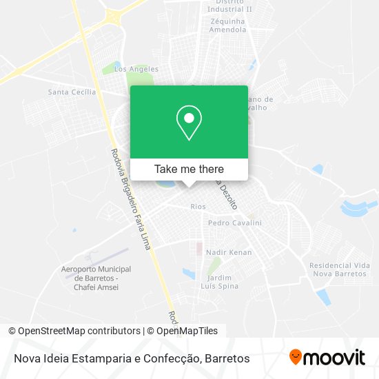 Nova Ideia Estamparia e Confecção map