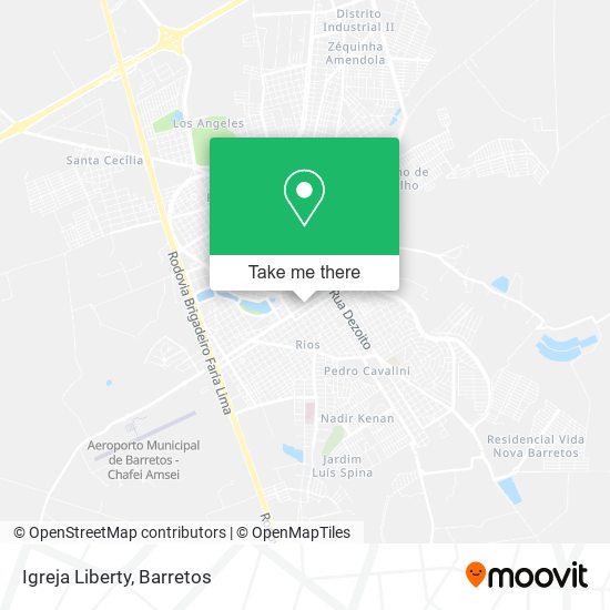 Igreja Liberty map