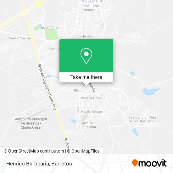 Mapa Henrico Barbearia