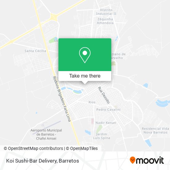 Koi Sushi-Bar Delivery map