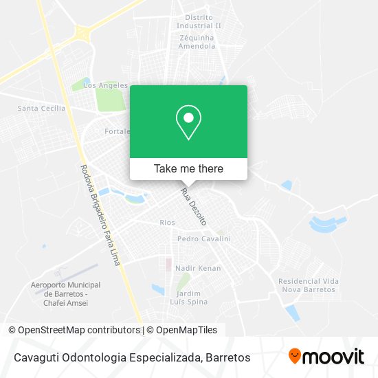 Cavaguti Odontologia Especializada map