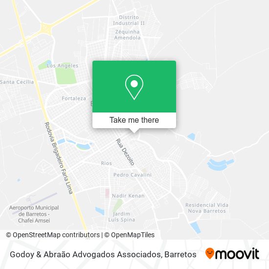 Mapa Godoy & Abraão Advogados Associados