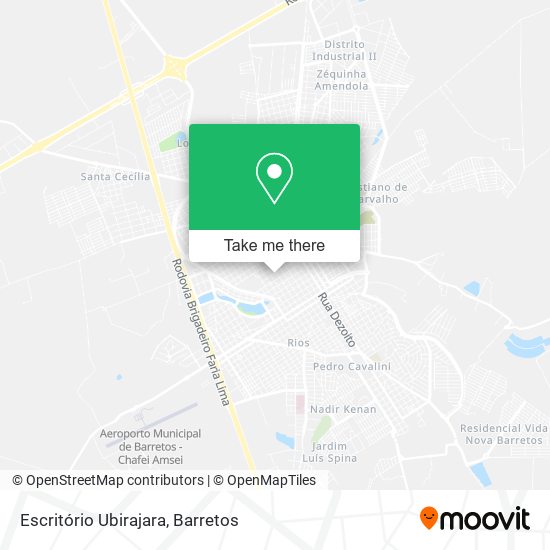 Escritório Ubirajara map