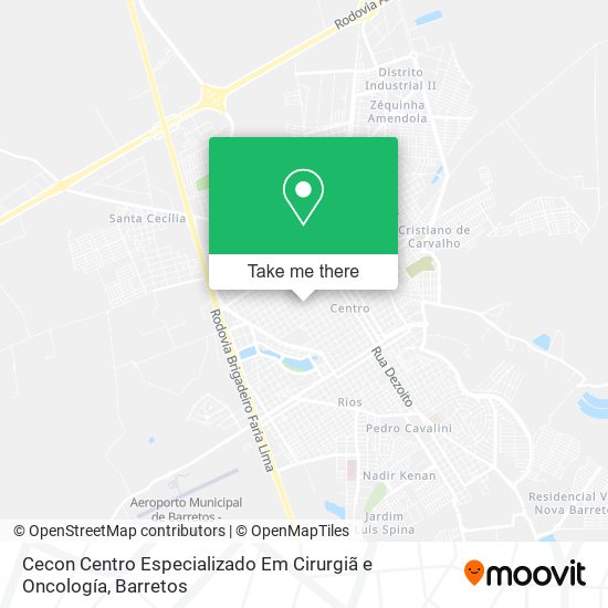Cecon Centro Especializado Em Cirurgiã e Oncología map