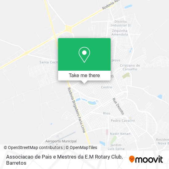Associacao de Pais e Mestres da E.M Rotary Club map